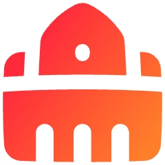 Government Building 1 Icon from Flex Gradient Set