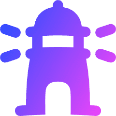 Lighthouse Icon from Flex Gradient Set