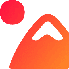 Mountain Icon from Flex Gradient Set