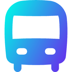 Bus Icon from Flex Gradient Set