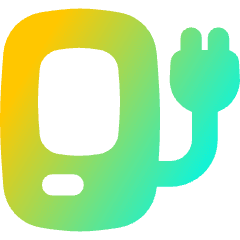 Electric Charging Station Icon from Flex Gradient Set