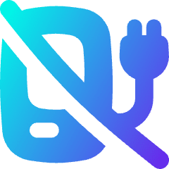 Electric Charging Station Cross Icon from Flex Gradient Set