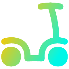 Scooter Icon from Flex Gradient Set