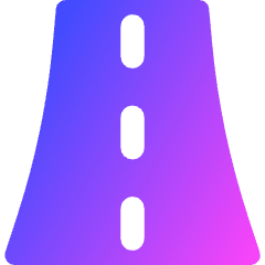 Street Road Icon from Flex Gradient Set