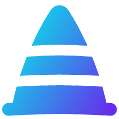 Traffic Cone Icon from Flex Gradient Set