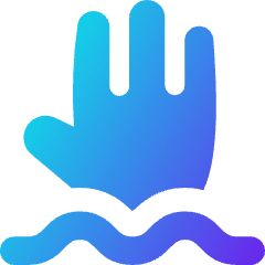 Deep Water Area Icon from Flex Gradient Set