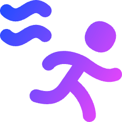 Fire Evacuation Icon from Flex Gradient Set