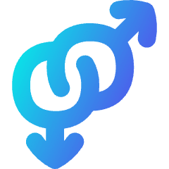Gender Gay 1 Icon from Flex Gradient Set