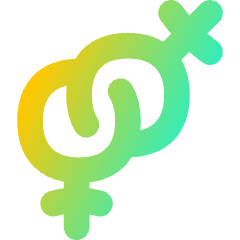 Gender Lesbian 1 Icon from Flex Gradient Set