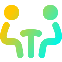 Meeting Room Icon from Flex Gradient Set