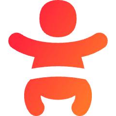 Nursery 1 Icon from Flex Gradient Set