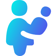 Signage Priority Infant Woman Icon from Flex Gradient Set