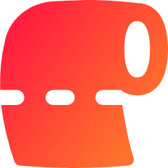 Toilet Paper Icon from Flex Gradient Set