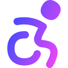 Wheelchair 2 Icon from Flex Gradient Set