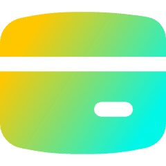 Credit Card 1 Icon from Flex Gradient Set