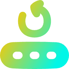 Change Account Pin Password Icon from Flex Gradient Set