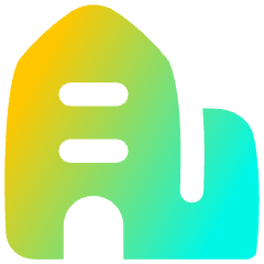 Building 2 Icon from Flex Gradient Set