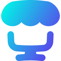 Store Computer Icon from Flex Gradient Set