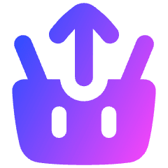 Shopping Basket Add Icon from Flex Gradient Set