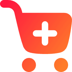 Shopping Cart Add Icon from Flex Gradient Set