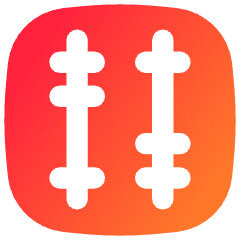Abacus Vertical Icon from Flex Gradient Set