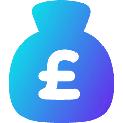 Bag Pound Icon from Flex Gradient Set