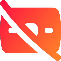 Bill Cashless Icon from Flex Gradient Set