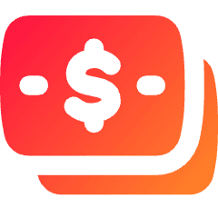 Bill Dollar 4 Icon from Flex Gradient Set