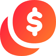 Dollar Coin 1 Icon from Flex Gradient Set