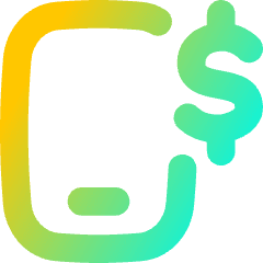 Mobile Payment Icon from Flex Gradient Set