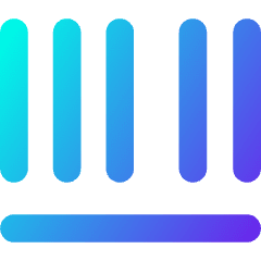 Bar Code Icon from Flex Gradient Set