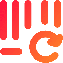 Bar Code Refresh Icon from Flex Gradient Set