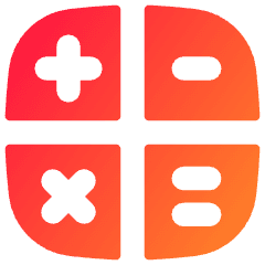 Calculator 2 Icon from Flex Gradient Set
