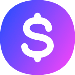 Usdc Circle Icon from Flex Gradient Set