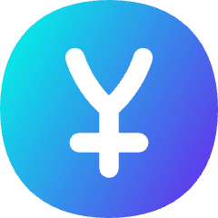 Yuan Yen Circle Icon from Flex Gradient Set