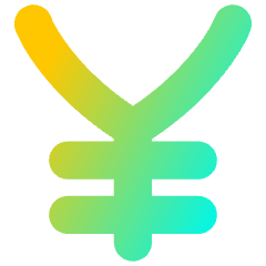 Yuan Yen Icon from Flex Gradient Set