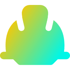 Construction Helmet 2 Icon from Flex Gradient Set