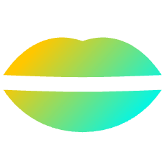 Mouth Lip Icon from Flex Gradient Set