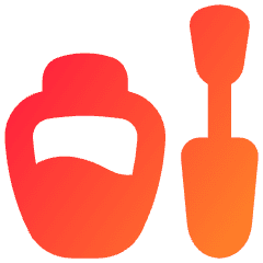 Nail Care Icon from Flex Gradient Set