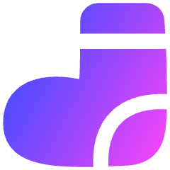 Sock Icon from Flex Gradient Set