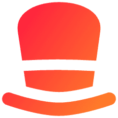 Tall Hat Icon from Flex Gradient Set