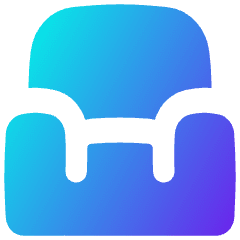 Sofa Icon from Flex Gradient Set