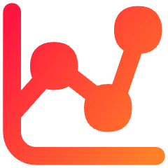 Graph Dot Icon from Flex Gradient Set