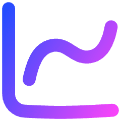 Graph Increase Icon from Flex Gradient Set