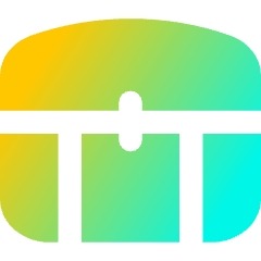 Treasure Chest Icon from Flex Gradient Set