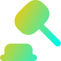 Justice Hammer Icon from Flex Gradient Set