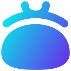 Wallet Purse Icon from Flex Gradient Set