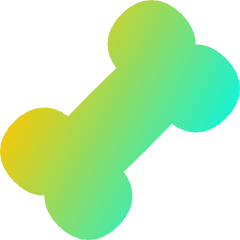 Bone Icon from Flex Gradient Set