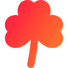 Clover Icon from Flex Gradient Set