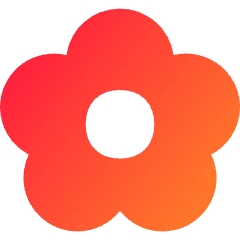 Flower Icon from Flex Gradient Set